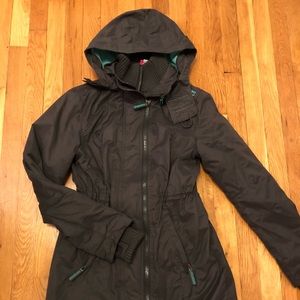 Superdry parka jacket olive size XS